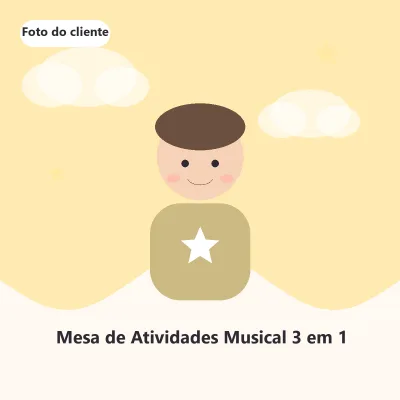 Foto de Mesa de Atividades Musical 3 em 1 enviada por Rodrigo T.