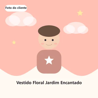 Foto de Vestido Floral Jardim Encantado enviada por Camila B.